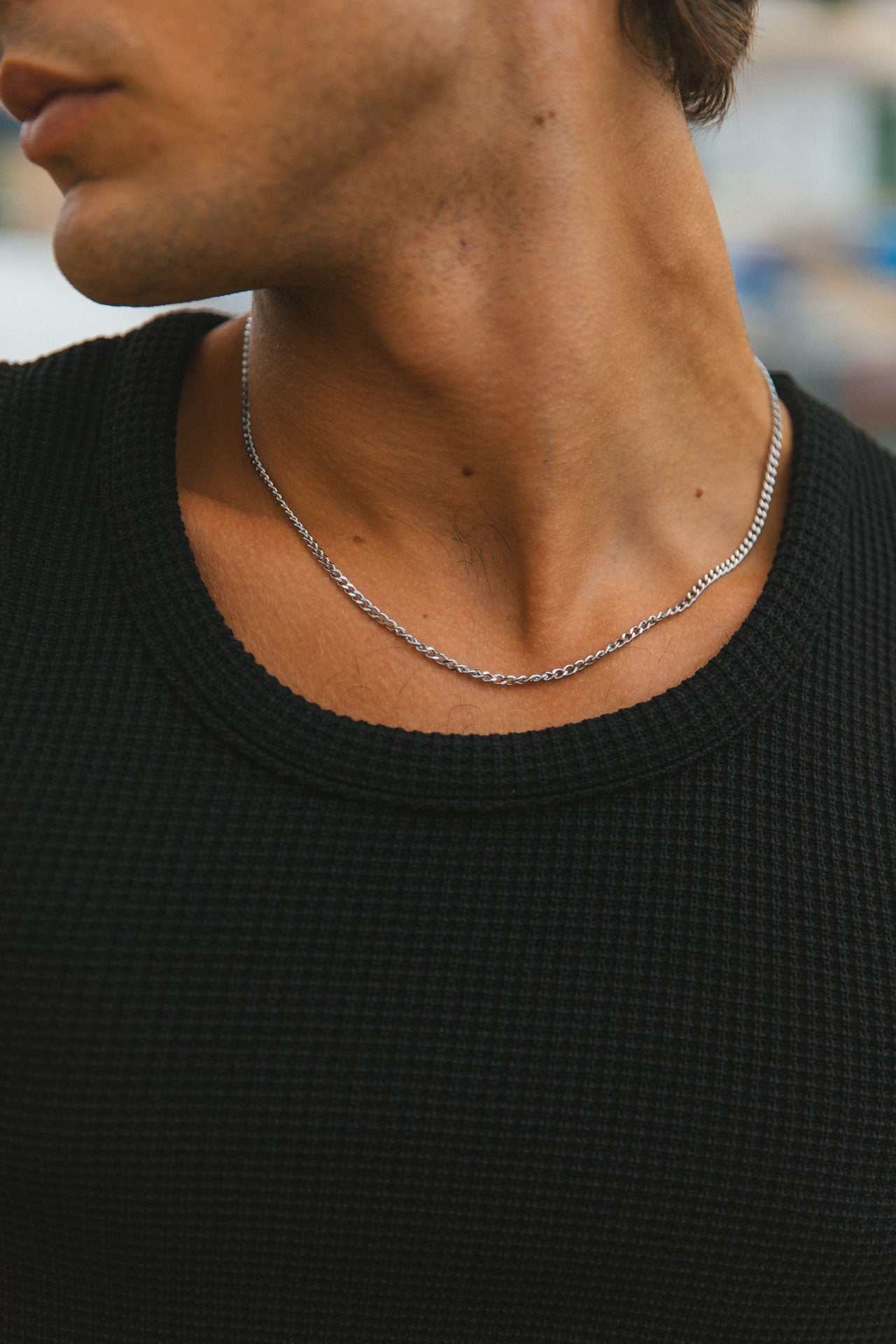 Casey Necklace, Silver 4 Casey Necklace, Silver