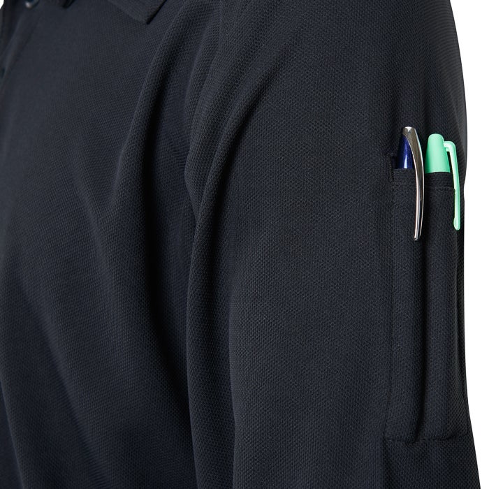 Mens Coldblack Long Sleeve Polo 3 Mens Coldblack Long Sleeve Polo