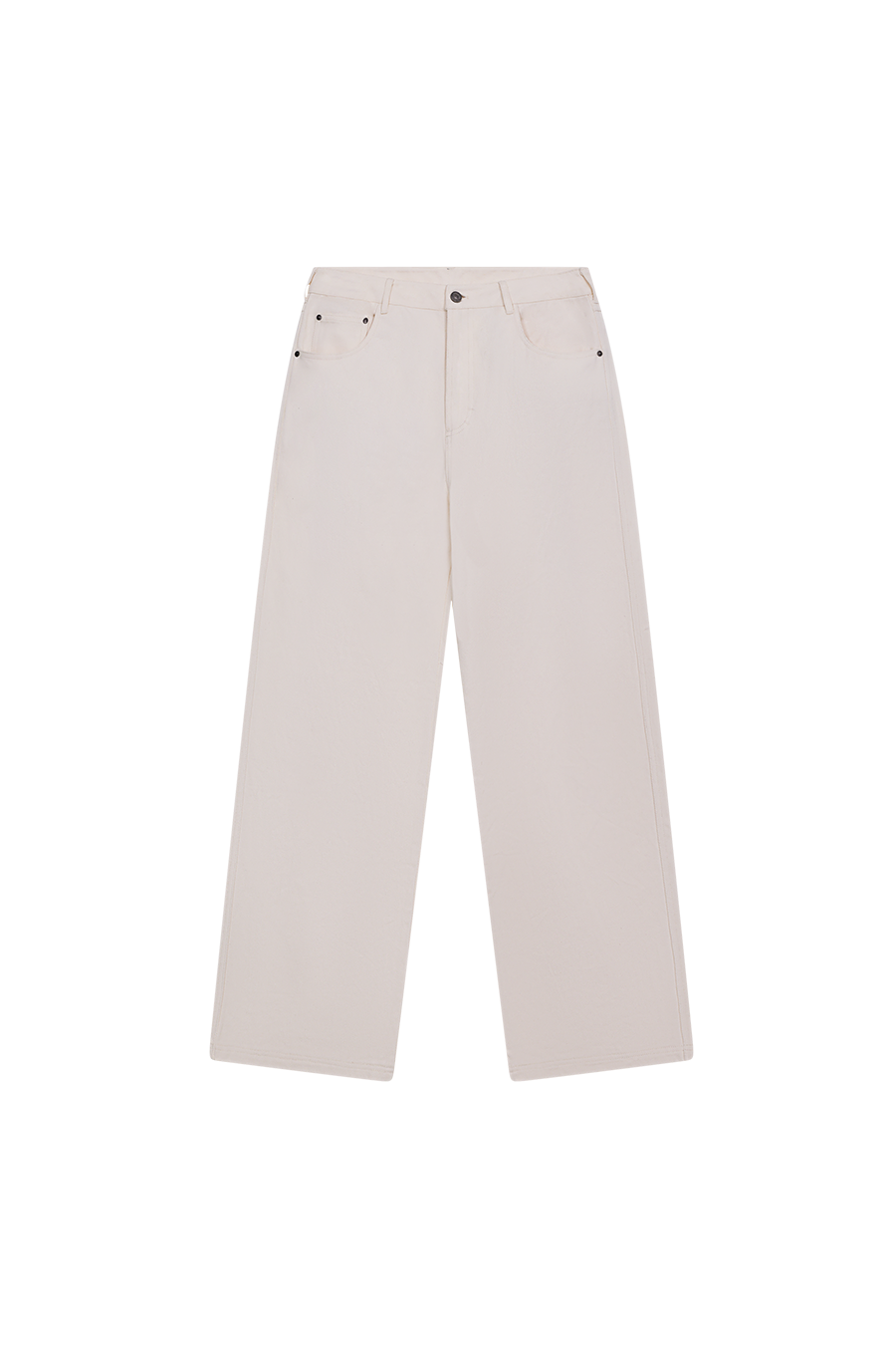 Vitor Wide Jeans, Cream