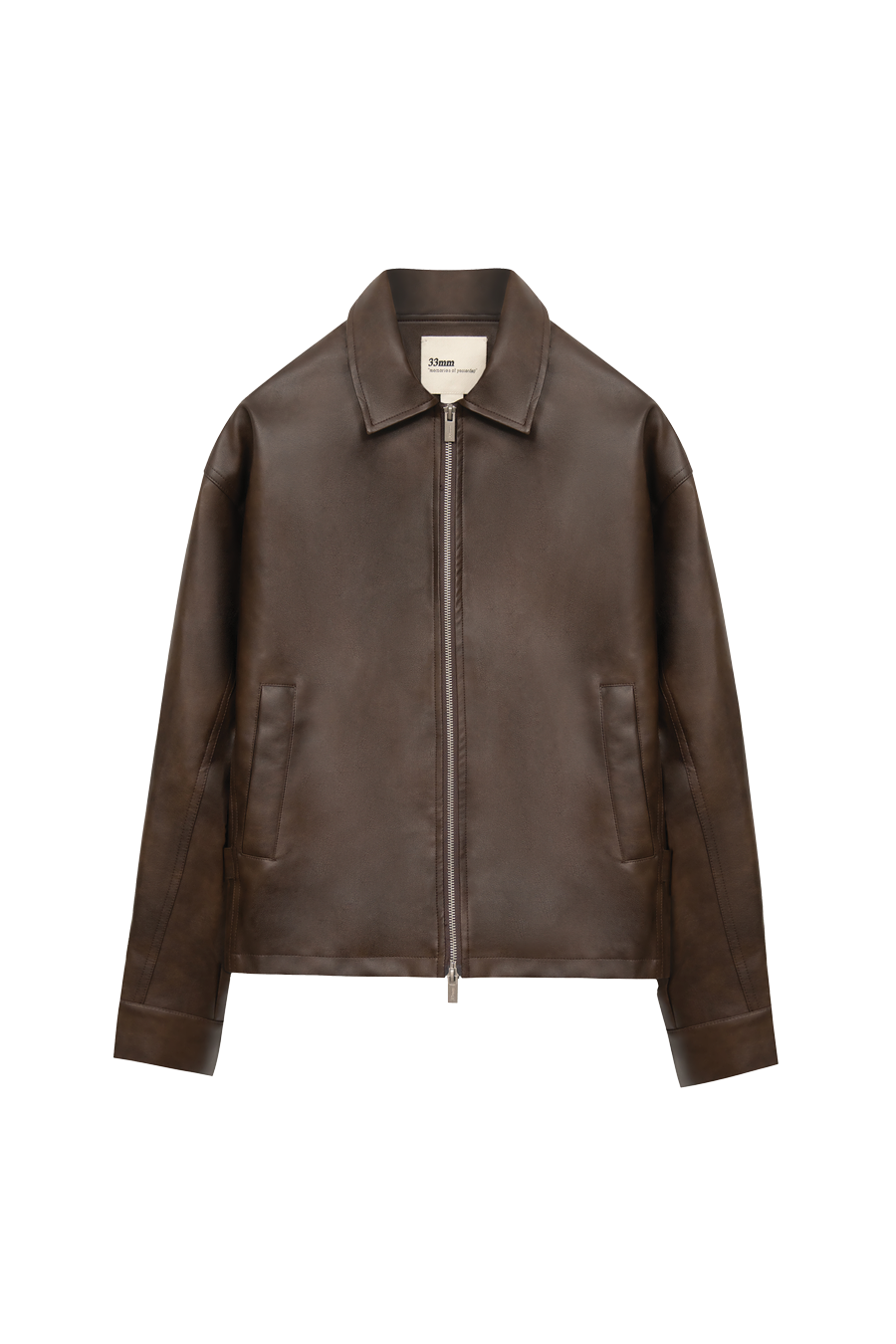 Zayn Leather Jacket, Brown